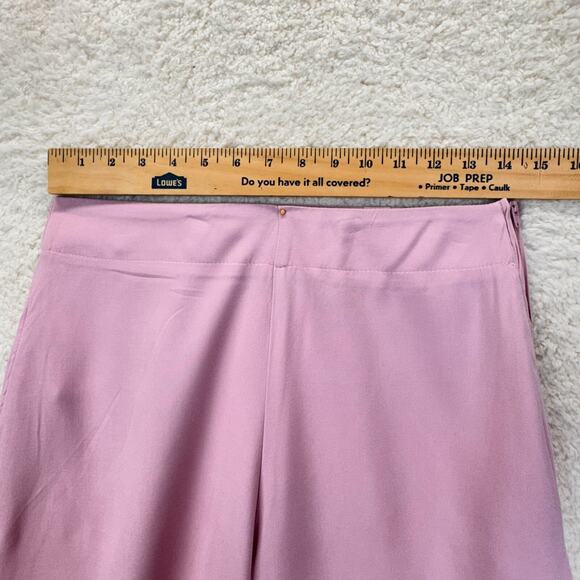 Azucar Wide Leg Pants Women Size S/P Pink Pockets Palazzo Summer Bohemian Hippie - Picture 3 of 16
